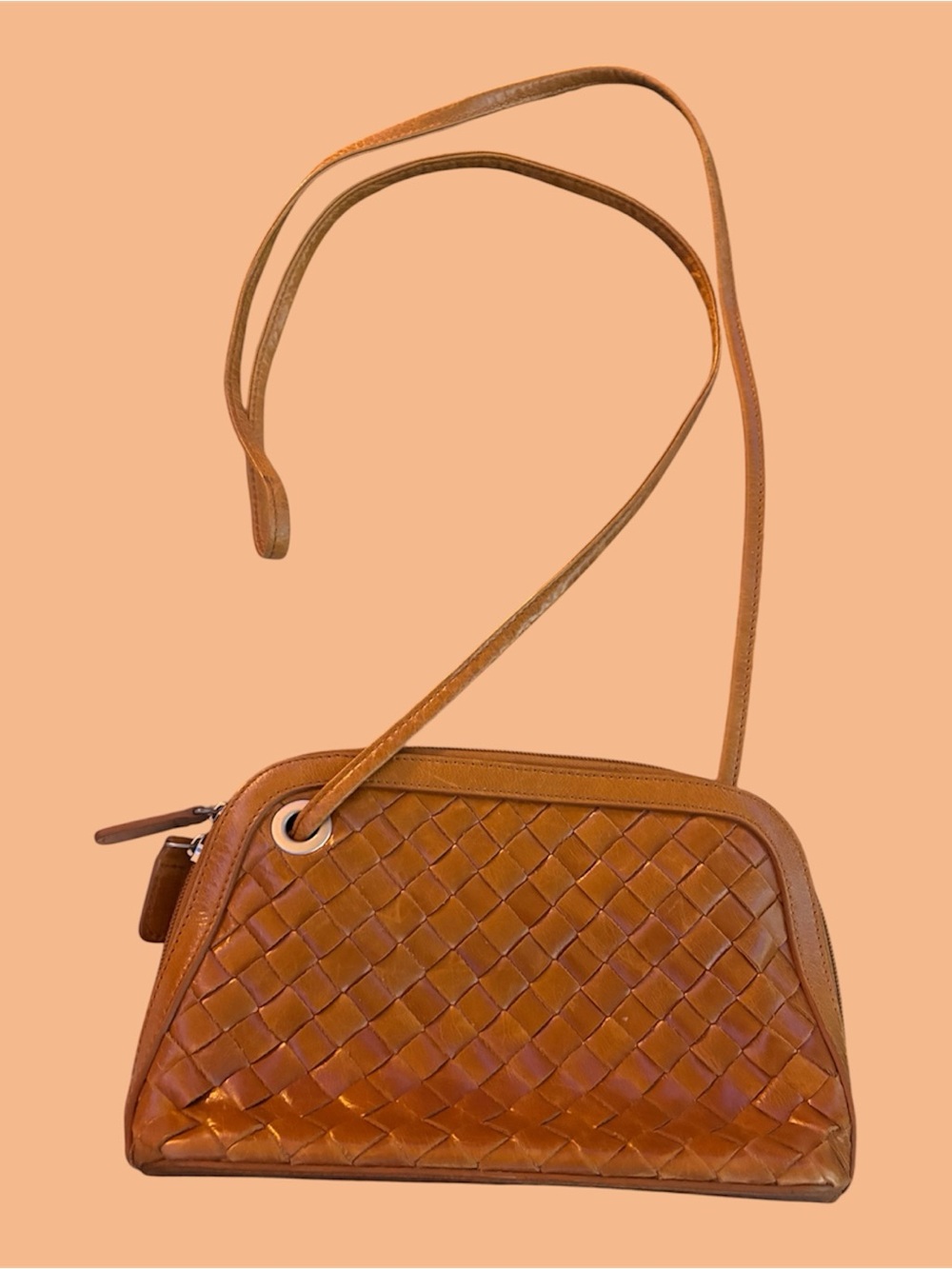 Vintage Italian Leather Crossbody